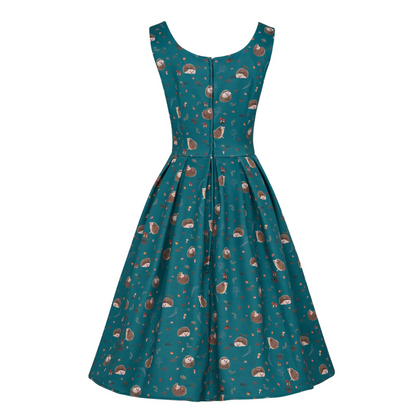 Amanda Teal Hedgehog Dress