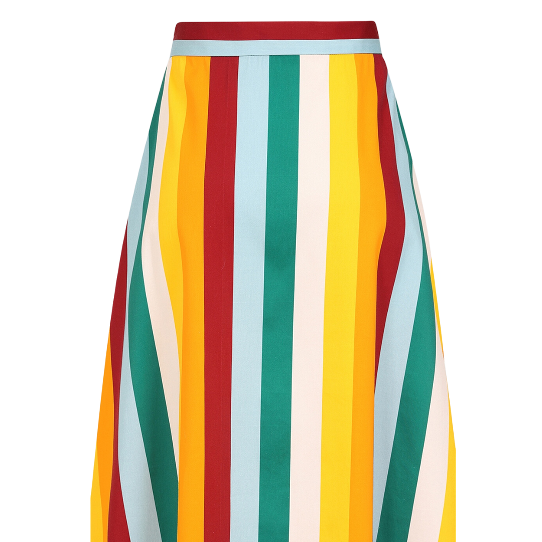 Collectif Amory Woodland Rainbow Skirt