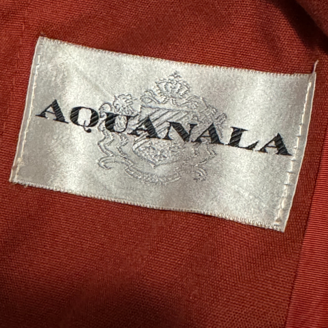 Aquanala for Saks Vintage Full Length Red Coat