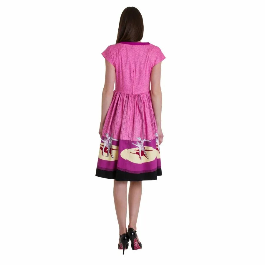 Banned Retro Ballerina dress in pink