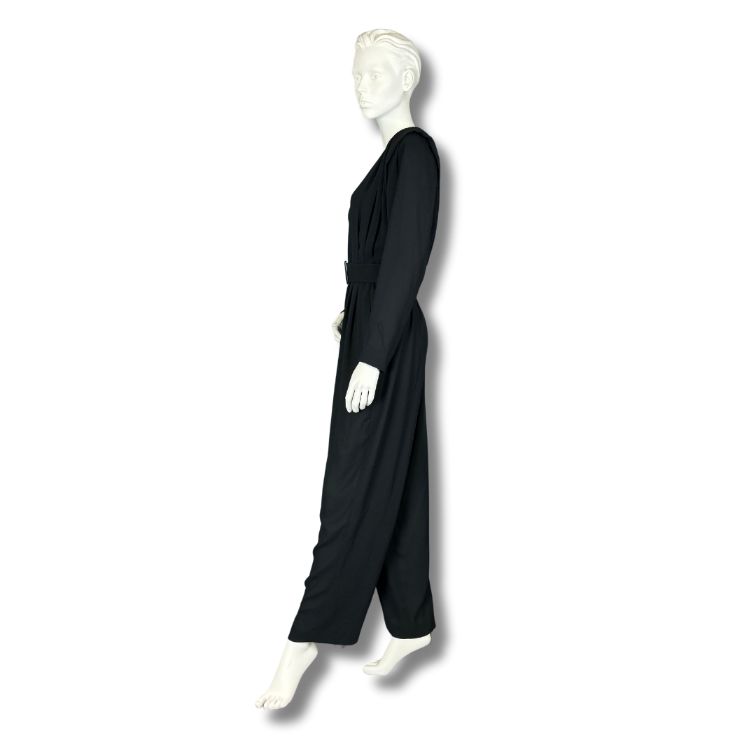 Chaus Vintage 1980s Black Jumpsuit