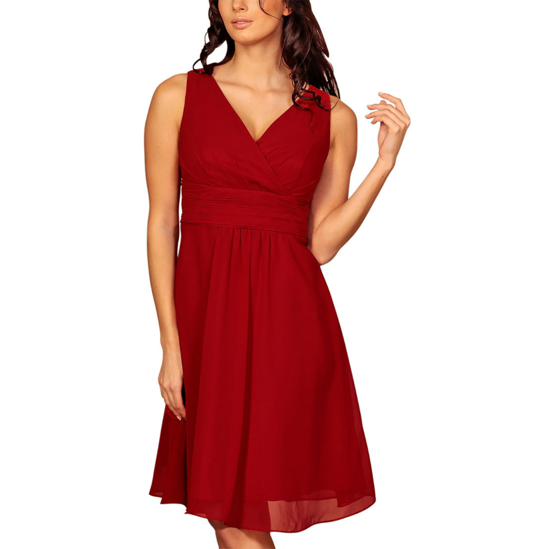 Dolly & Dotty Red Evening Dress