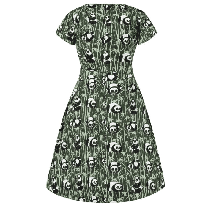 Lady V London Estella dress in Panda print