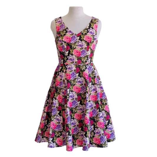 Eva Rose 60's Floral Dress