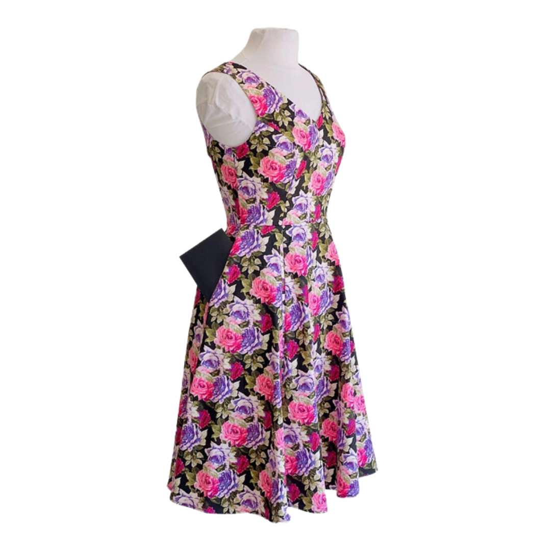 Eva Rose 60's Floral Dress