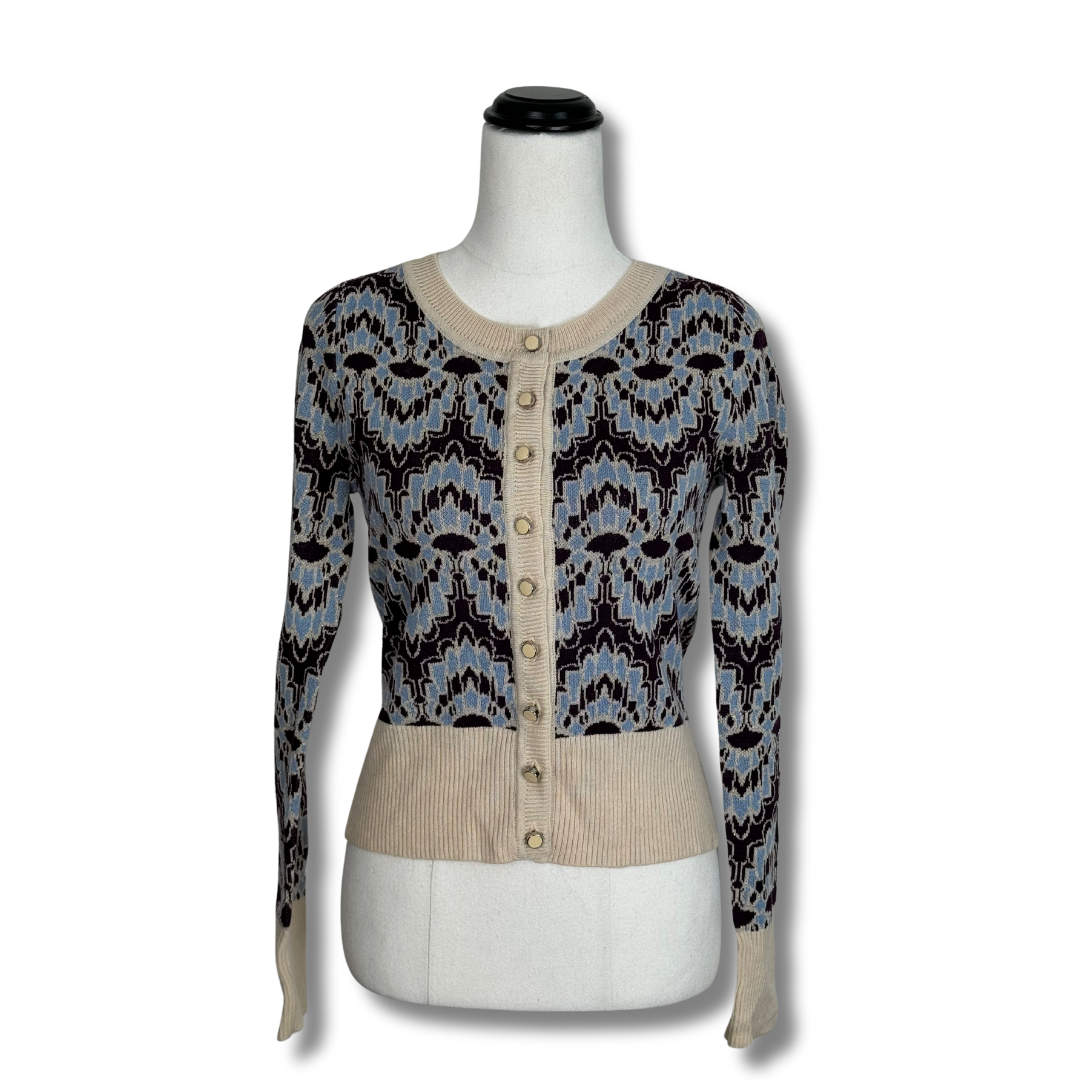 Alannah Hill Black, Beige & Grey Cardigan