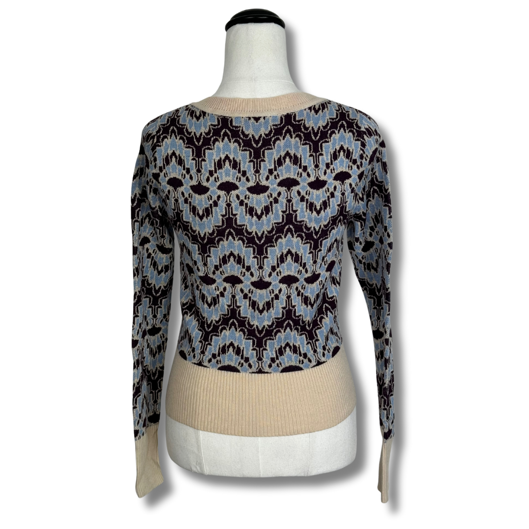 Alannah Hill Black, Beige & Grey Cardigan