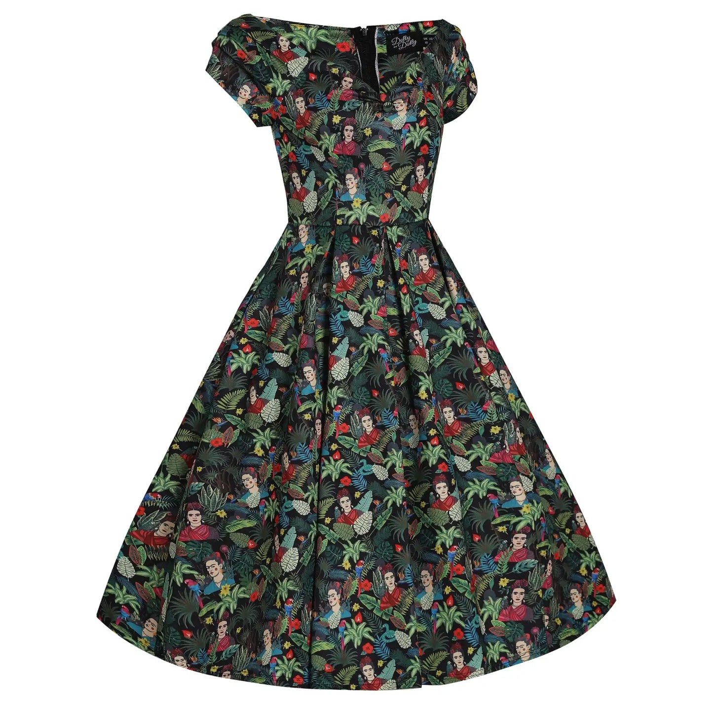 Dolly & Dotty Lily Frida Kahlo Swing Dress