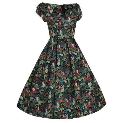 Dolly & Dotty Lily Frida Kahlo Swing Dress