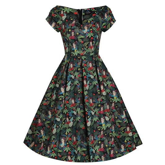 Dolly & Dotty Lily Frida Kahlo Swing Dress