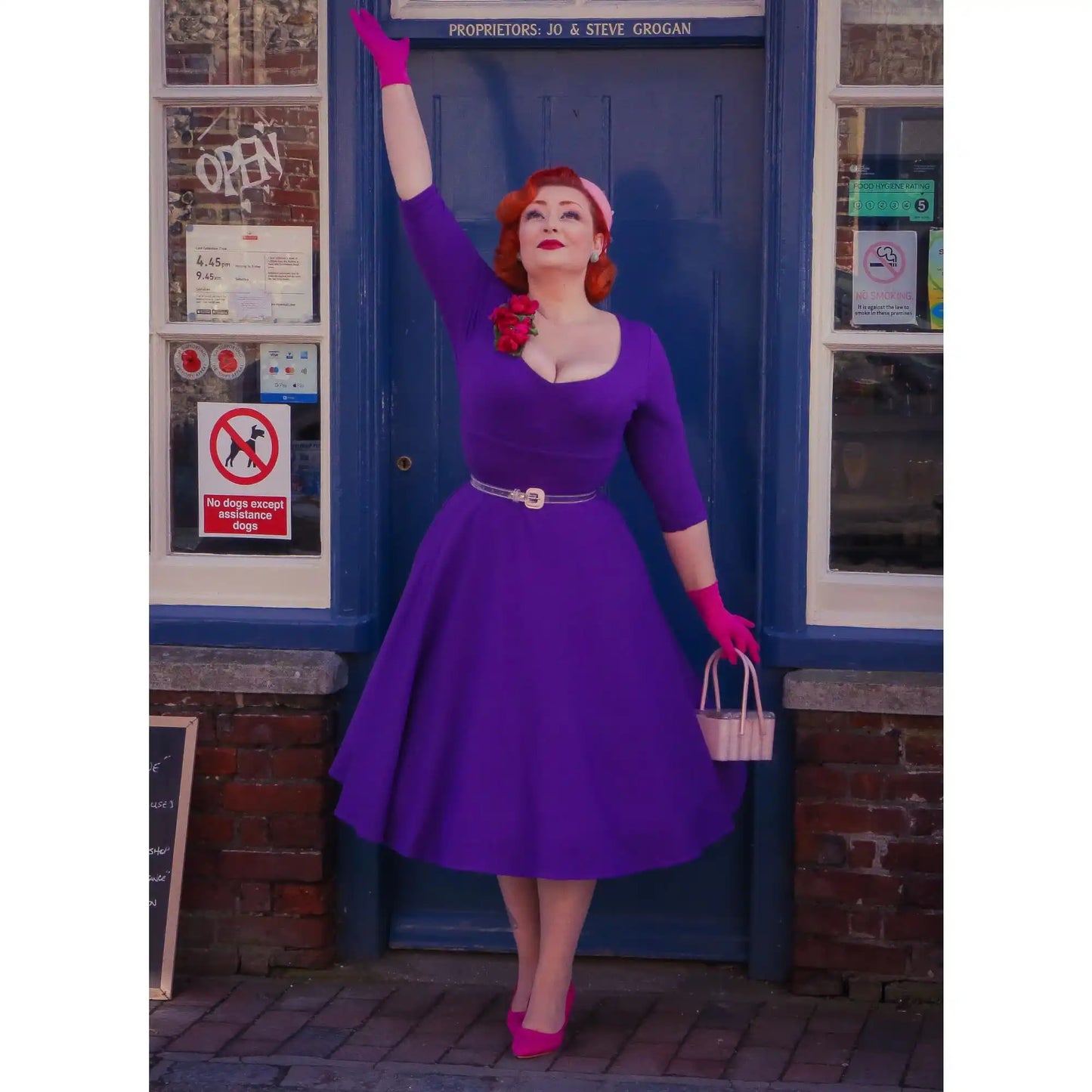 Dolly & Dotty Scarlette Purple Dress