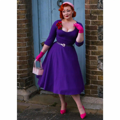 Dolly & Dotty Scarlette Purple Dress