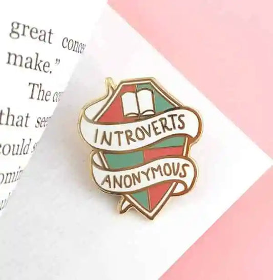 Jubly-Umph Introverts Anonymous Lapel Pin