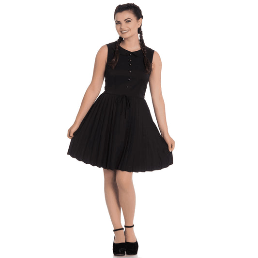 Hell Bunny Josephine Mini Dress in Black