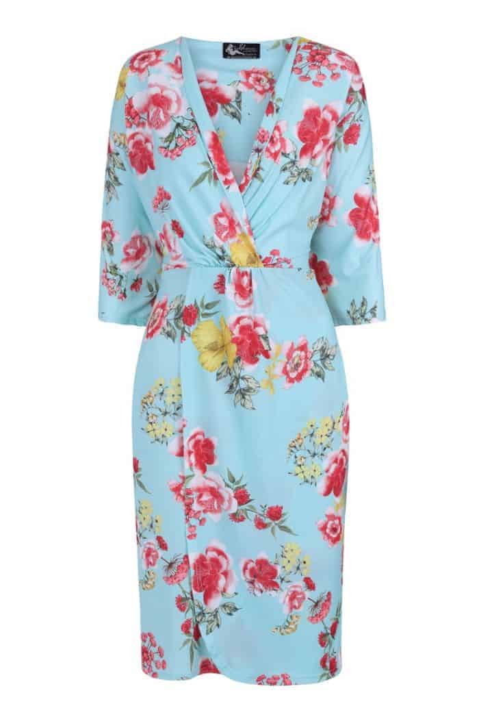 Lady V London Kalita Kimono Dress