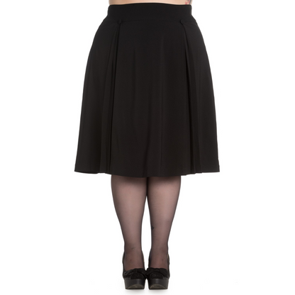 Hell Bunny Kennedy Skirt in Black