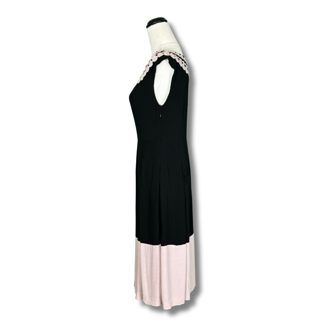 Monsoon 1920s Style Black and White Dress