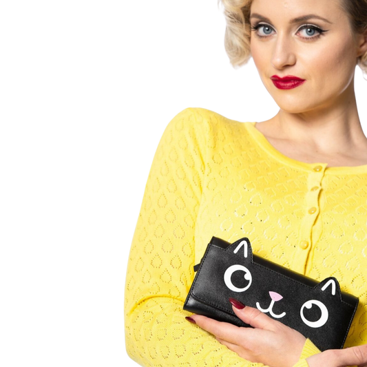 Banned Retro Onyx Cat Wallet