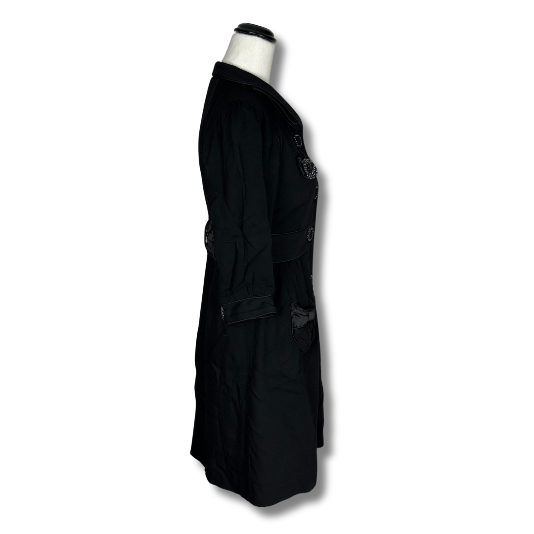 Alannah Hill 'Please Please Believe Me' Elegant Black Coat