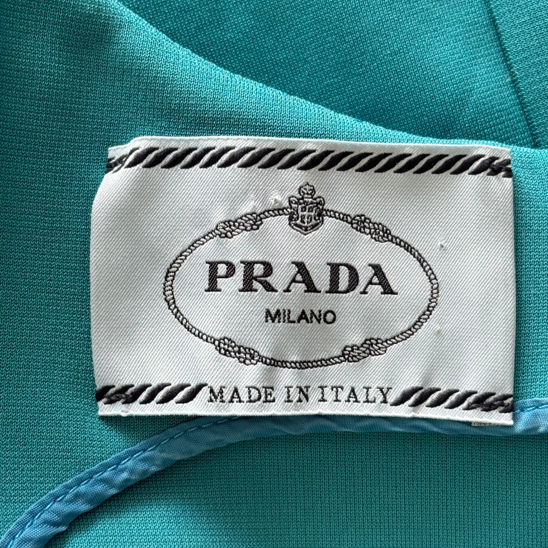 Prada Blue A Line Dress