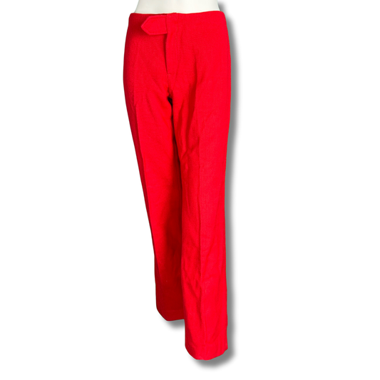 70s Red Flared Trousers