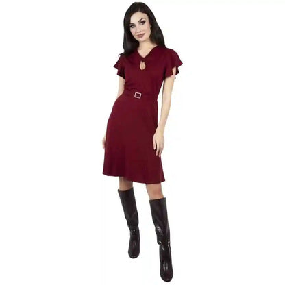 Sharon Belted Twist Dress