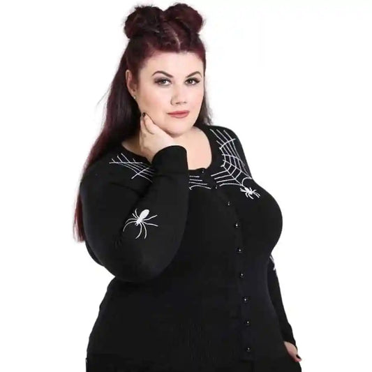 Hell Bunny Spider Cardigan