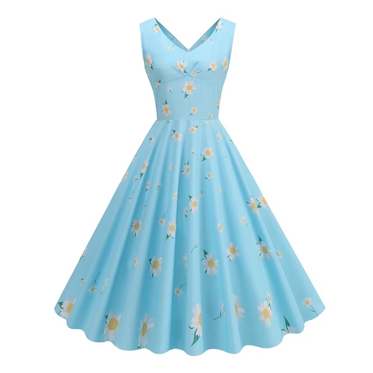 Daisy Dreamer Dress in Pale Blue (Sample)