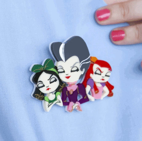 Daisy Jean Designs Step Family Brooch, Cinderella