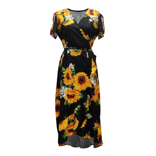 The Sunbeam Wrap Dress - end of April Delivery