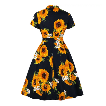 The Sunflower Swing Dress - end of April Delivery