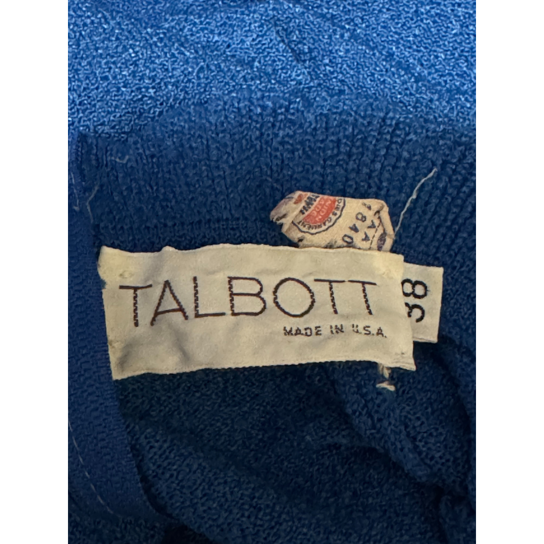 Talbot 80s Blue Knitted Top