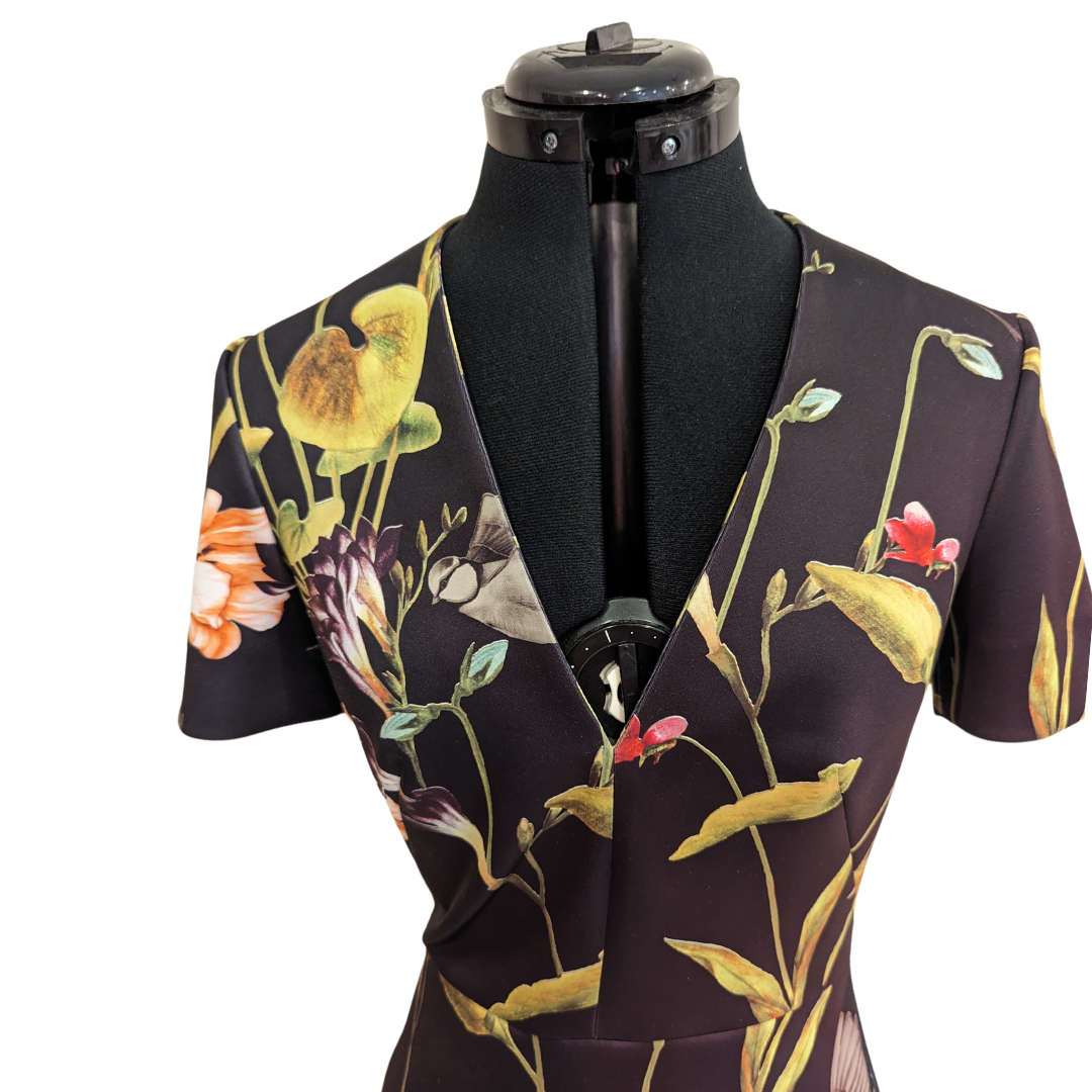 Ted Baker Sample Hummingbird Wiggle Dress