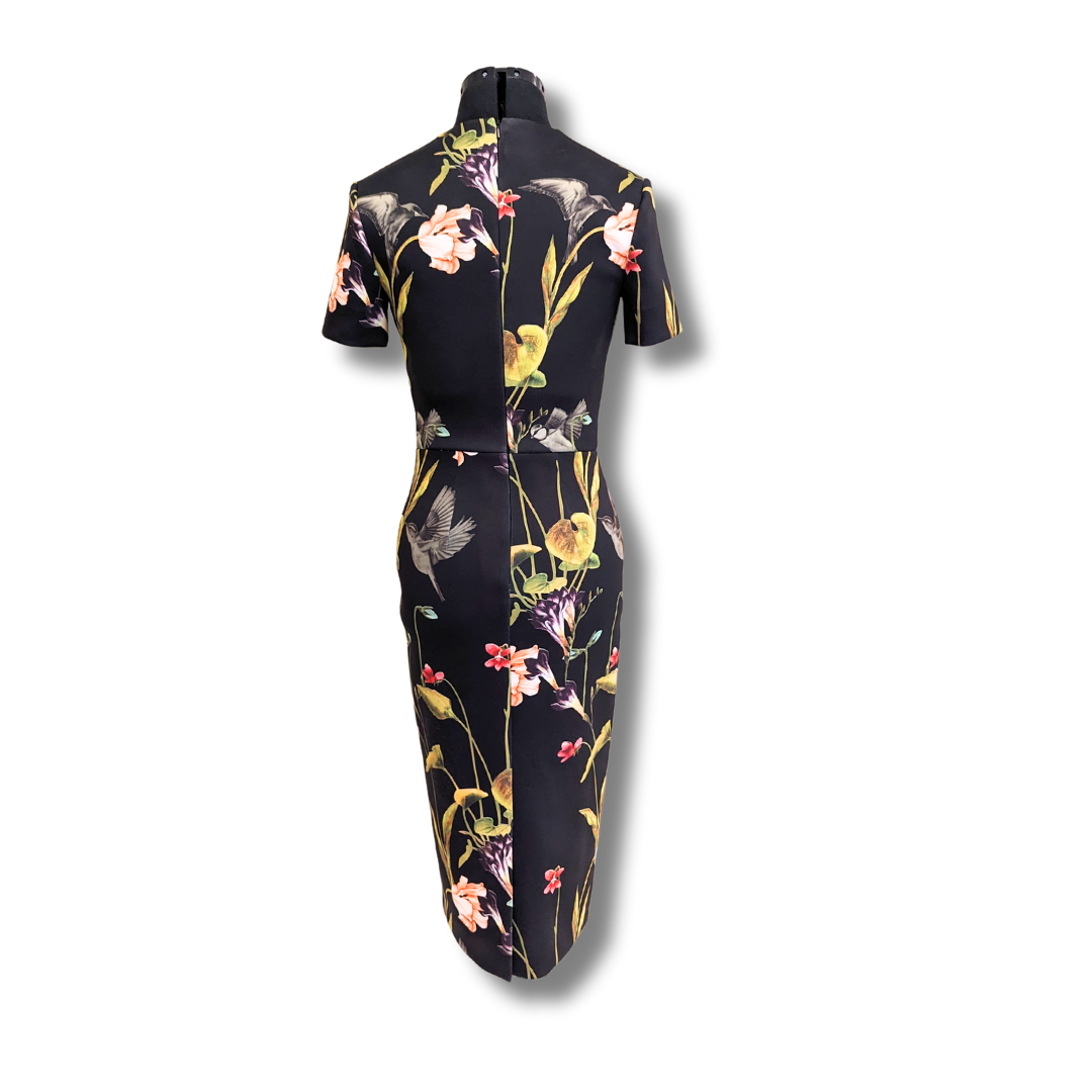 Ted Baker Sample Hummingbird Wiggle Dress