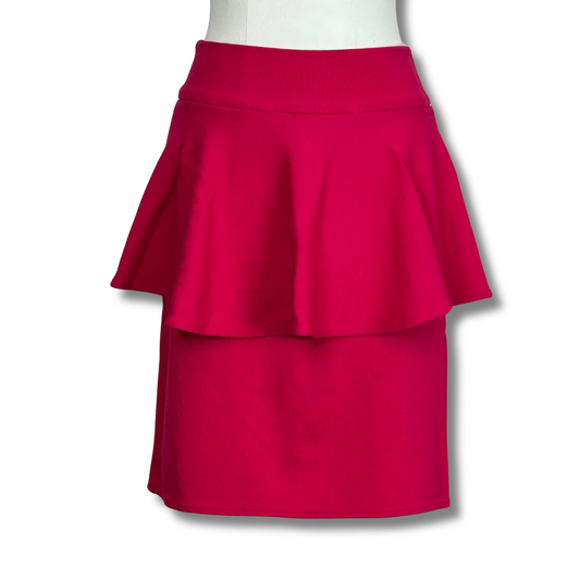 Alannah Hill 'Two Faced Princess' Red Peplum Skirt