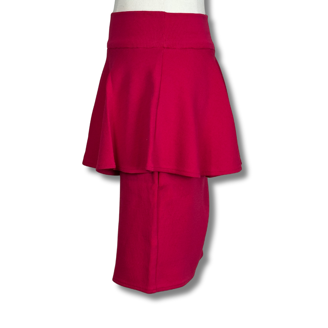 Alannah Hill 'Two Faced Princess' Red Peplum Skirt