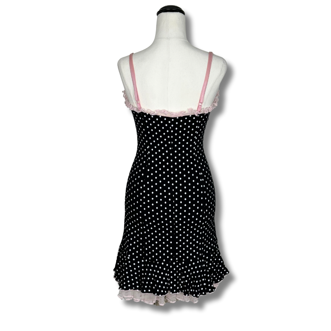 Wheels & Dollbaby Pinup Navy & Pink Mini Dress